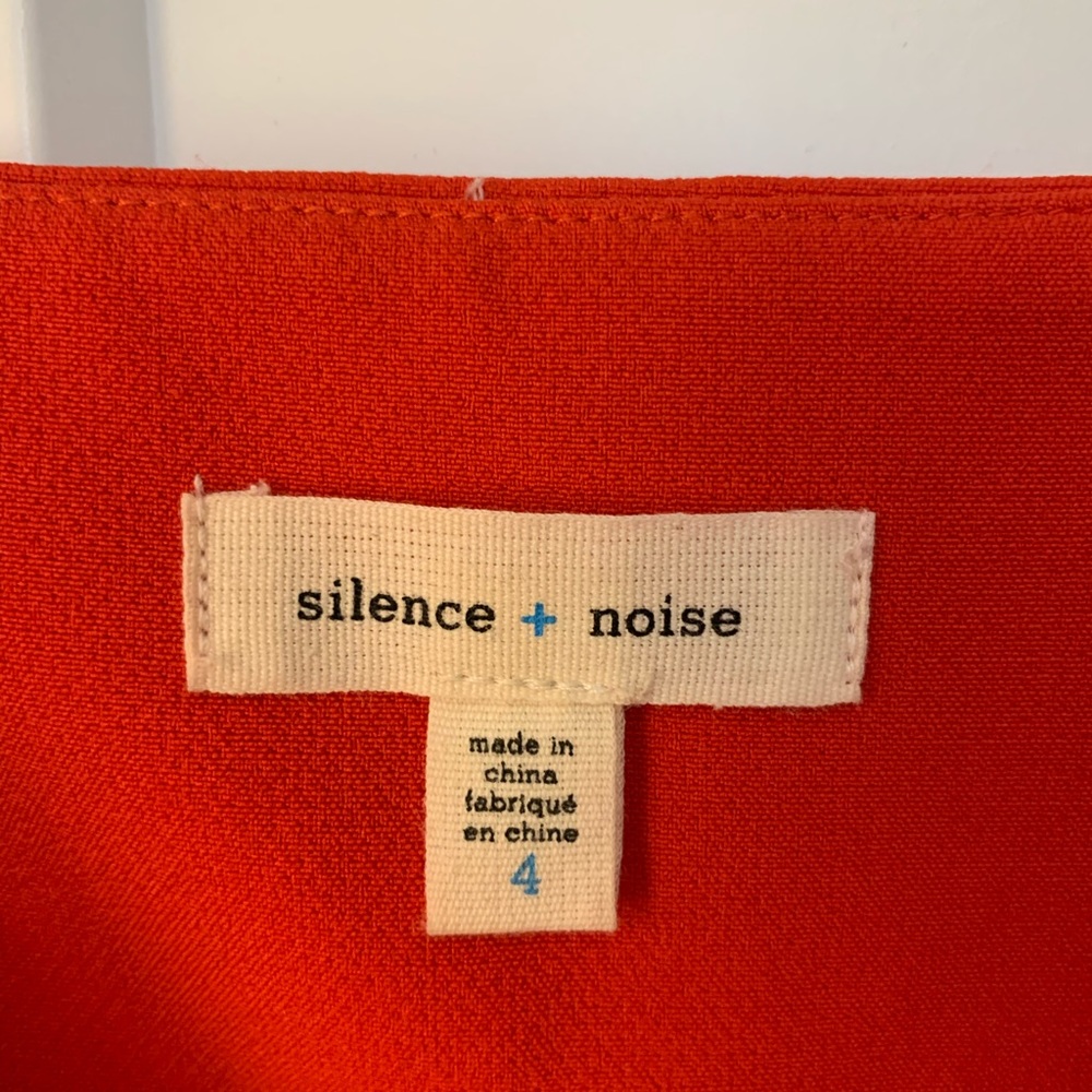 Silence + Noise Red Mini Dress - Picture 3 of 4